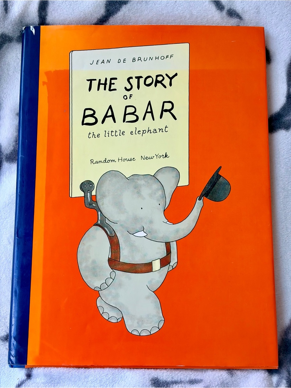 Babar (1984)- The Story of BabarHardcover Book by Jean de Brunhoff/Dust Jacket